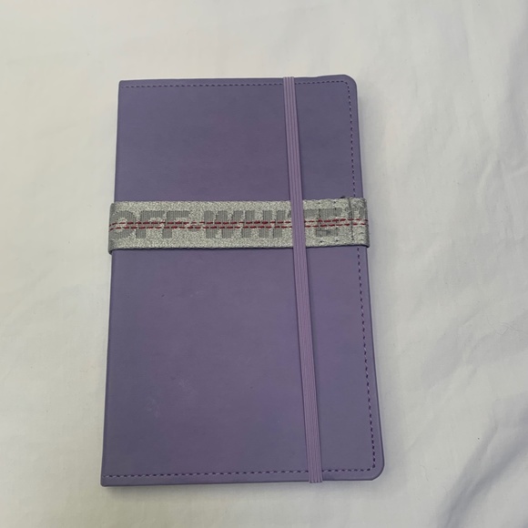 Authentic Off-White Industrial Belt Upcycled Notebook